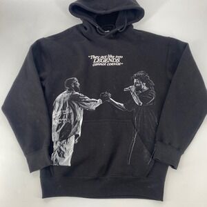 Dreamville Drake x J Cole Rare  "2 Legends Cannot Coexist" Tour Hoodie Black‎ S
